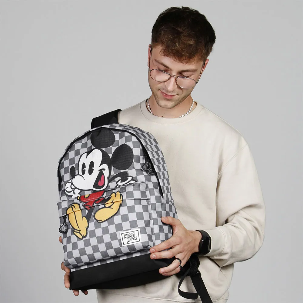 Karactermania Disney Mickey Mouse Move Fan Hs 2.2 Rucksack, Grey Karactermania Disney Mickey Mouse Move Fan Hs 2.2 Rucksack, Grey