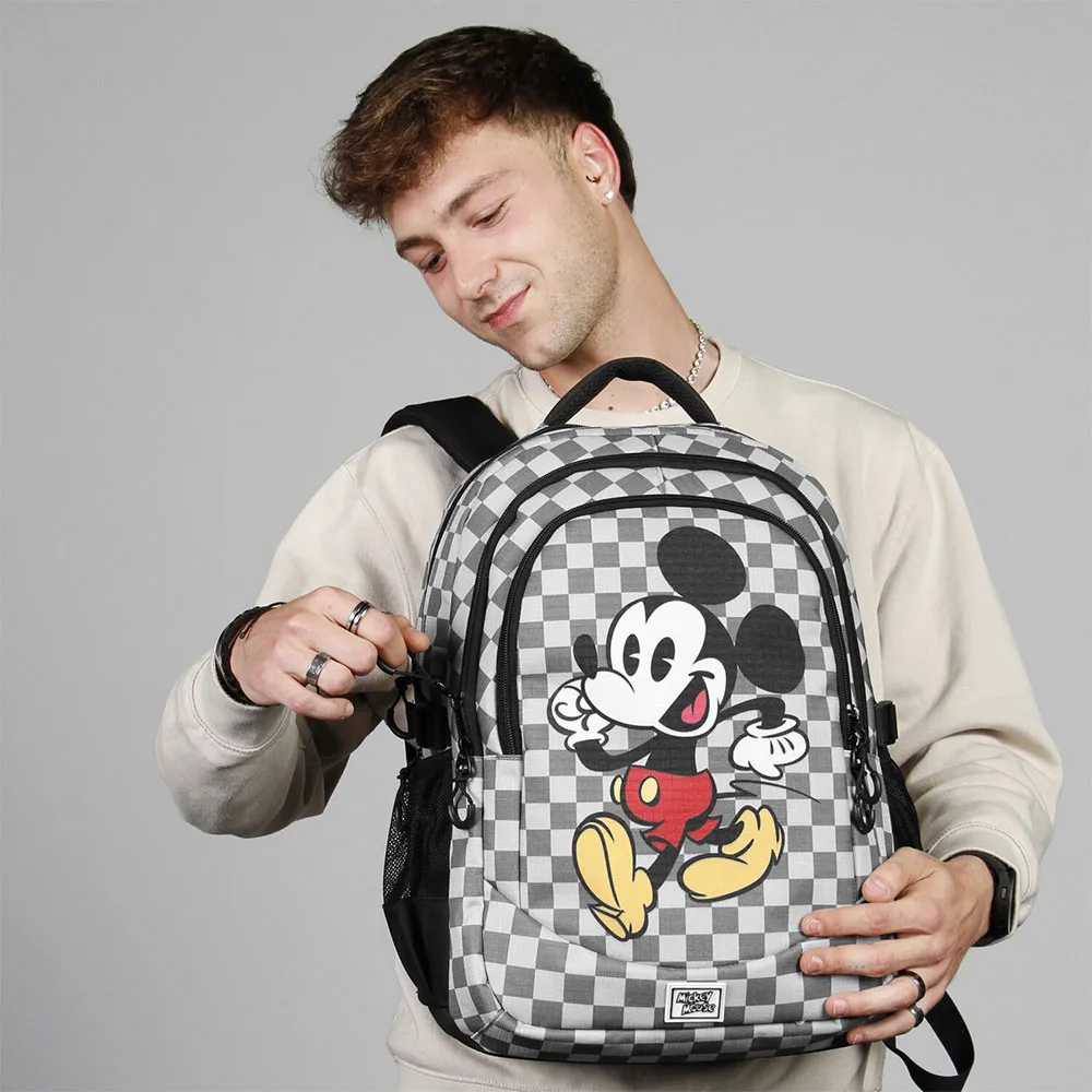 Karactermania Disney Mickey Mouse Move Plus Running Rucksack, Grey