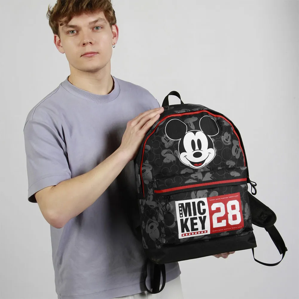Karactermania Disney Mickey Mouse Year Rucksack, Black Karactermania Disney Mickey Mouse Year Rucksack, Black