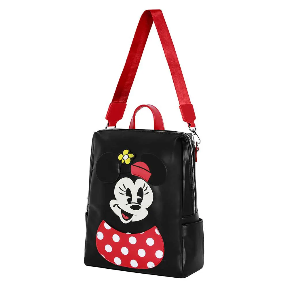 Karactermania Disney Minnie Mouse Face Shield Rucksack, Black Karactermania Disney Minnie Mouse Face Shield Rucksack, Black