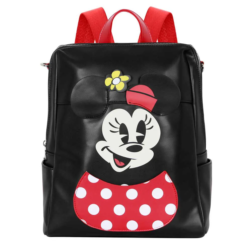 Karactermania Disney Minnie Mouse Face Shield Rucksack, Black Karactermania Disney Minnie Mouse Face Shield Rucksack, Black