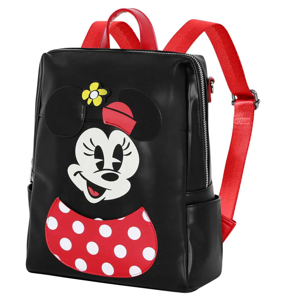 Karactermania Disney Minnie Mouse Face Shield Rucksack, Black Karactermania Disney Minnie Mouse Face Shield Rucksack, Black