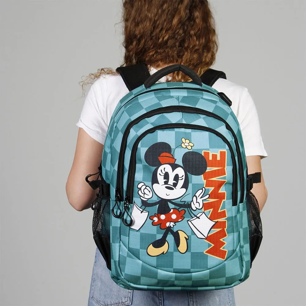 Karactermania Disney Minnie Mouse Indigo Plus Running Rucksack, Turquoise Karactermania Disney Minnie Mouse Indigo Plus Running Rucksack, Turquoise