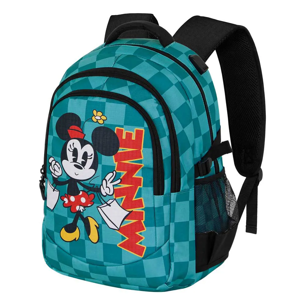 Karactermania Disney Minnie Mouse Indigo Plus Running Rucksack, Turquoise Karactermania Disney Minnie Mouse Indigo Plus Running Rucksack, Turquoise