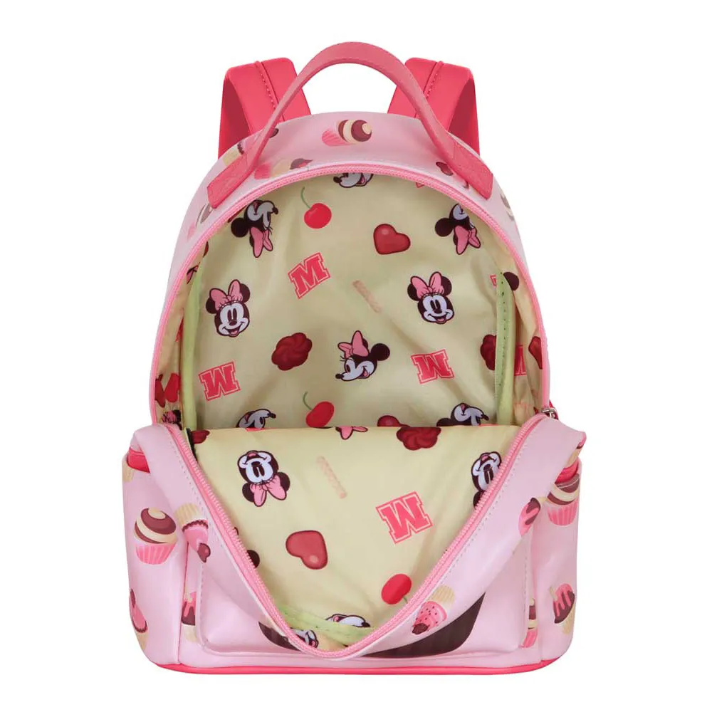 Karactermania Disney Minnie Mouse Muffin Small Heady Rucksack, Pink Karactermania Disney Minnie Mouse Muffin Small Heady Rucksack, Pink