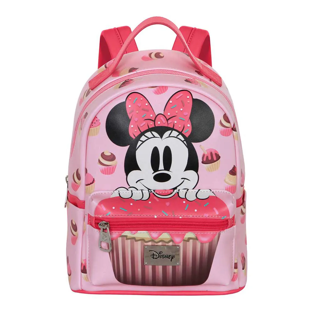 Karactermania Disney Minnie Mouse Muffin Small Heady Rucksack, Pink Karactermania Disney Minnie Mouse Muffin Small Heady Rucksack, Pink