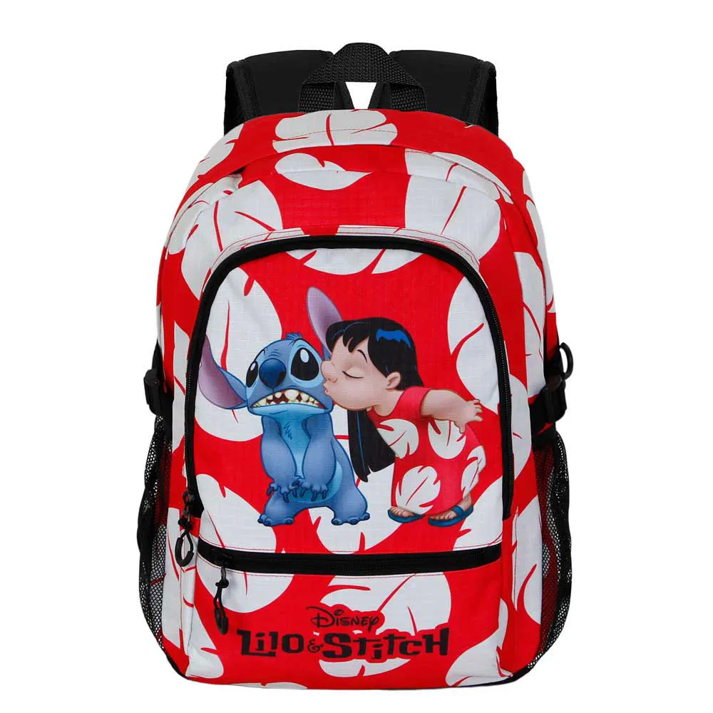 Karactermania Lilo & Stitch Disney Kiss Fan Fight 2.2 Rucksack, Red Karactermania Lilo & Stitch Disney Kiss Fan Fight 2.2 Rucksack, Red
