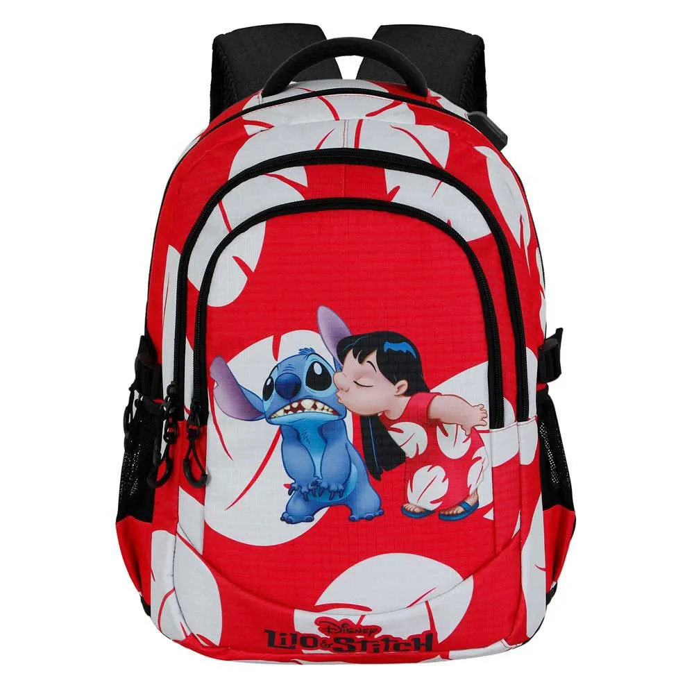 Karactermania Lilo And Stitch Disney Kiss Plus Running Rucksack, Red