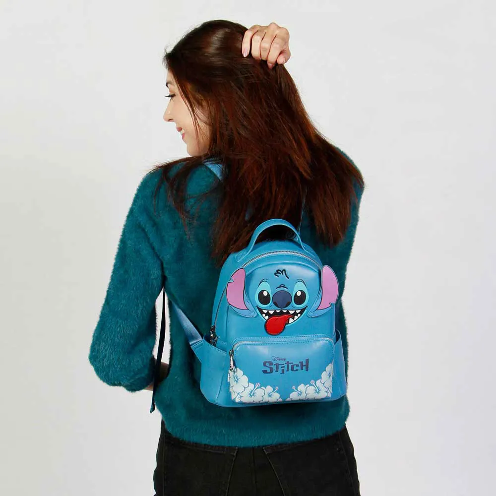 Karactermania Lilo And Stitch Disney Tongue Heady Rucksack, Blue Karactermania Lilo And Stitch Disney Tongue Heady Rucksack, Blue
