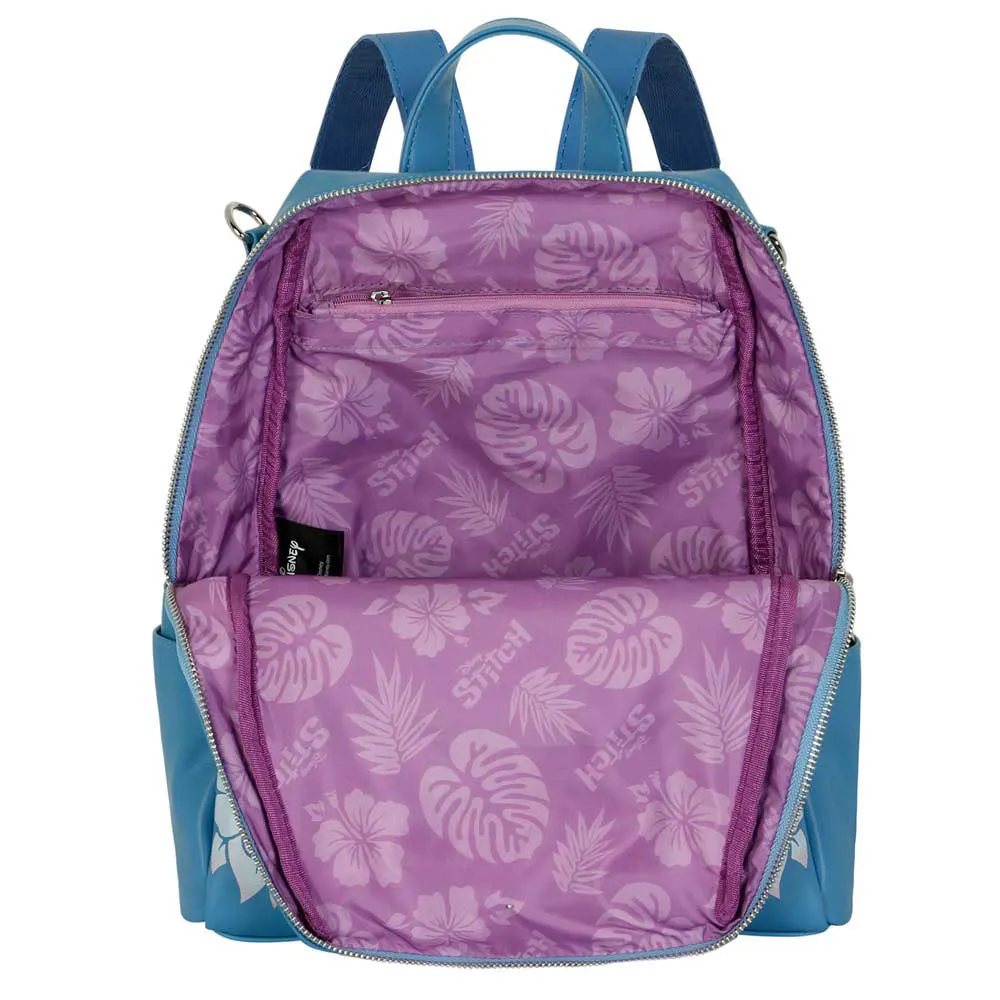 Karactermania Lilo And Stitch Disney Tongue Shield Rucksack, Blue Karactermania Lilo And Stitch Disney Tongue Shield Rucksack, Blue