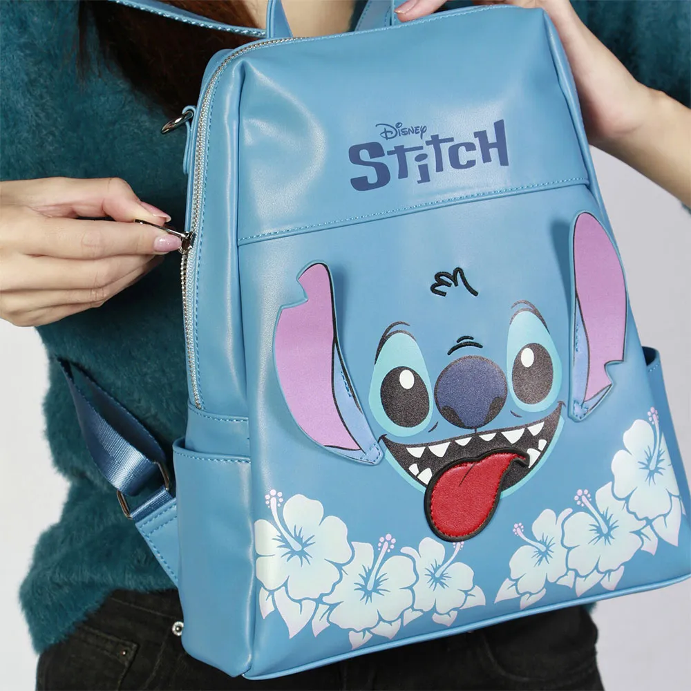 Karactermania Lilo And Stitch Disney Tongue Shield Rucksack, Blue Karactermania Lilo And Stitch Disney Tongue Shield Rucksack, Blue