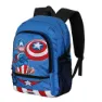 Karactermania Marvel Captain America Gears Fan Fight 2.2 Rucksack, Blue