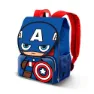 Karactermania Marvel Captain America Glory Small Expandable Rucksack, Blue