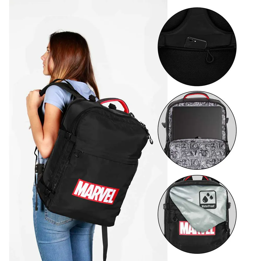 Karactermania Marvel Comics Large Mercury 47x23x33 Cm Rucksack, Black Karactermania Marvel Comics Large Mercury 47x23x33 Cm Rucksack, Black