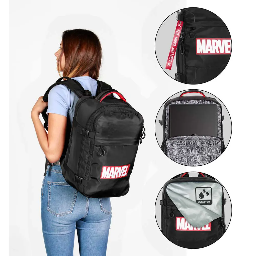 Karactermania Marvel Comics Mercury 40x20x25 Cm Rucksack, Black Karactermania Marvel Comics Mercury 40x20x25 Cm Rucksack, Black