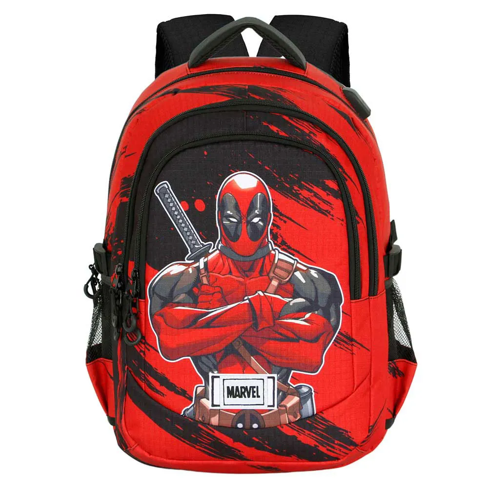 Karactermania Marvel Deadpool Bad Plus Running Rucksack, Red Karactermania Marvel Deadpool Bad Plus Running Rucksack, Red