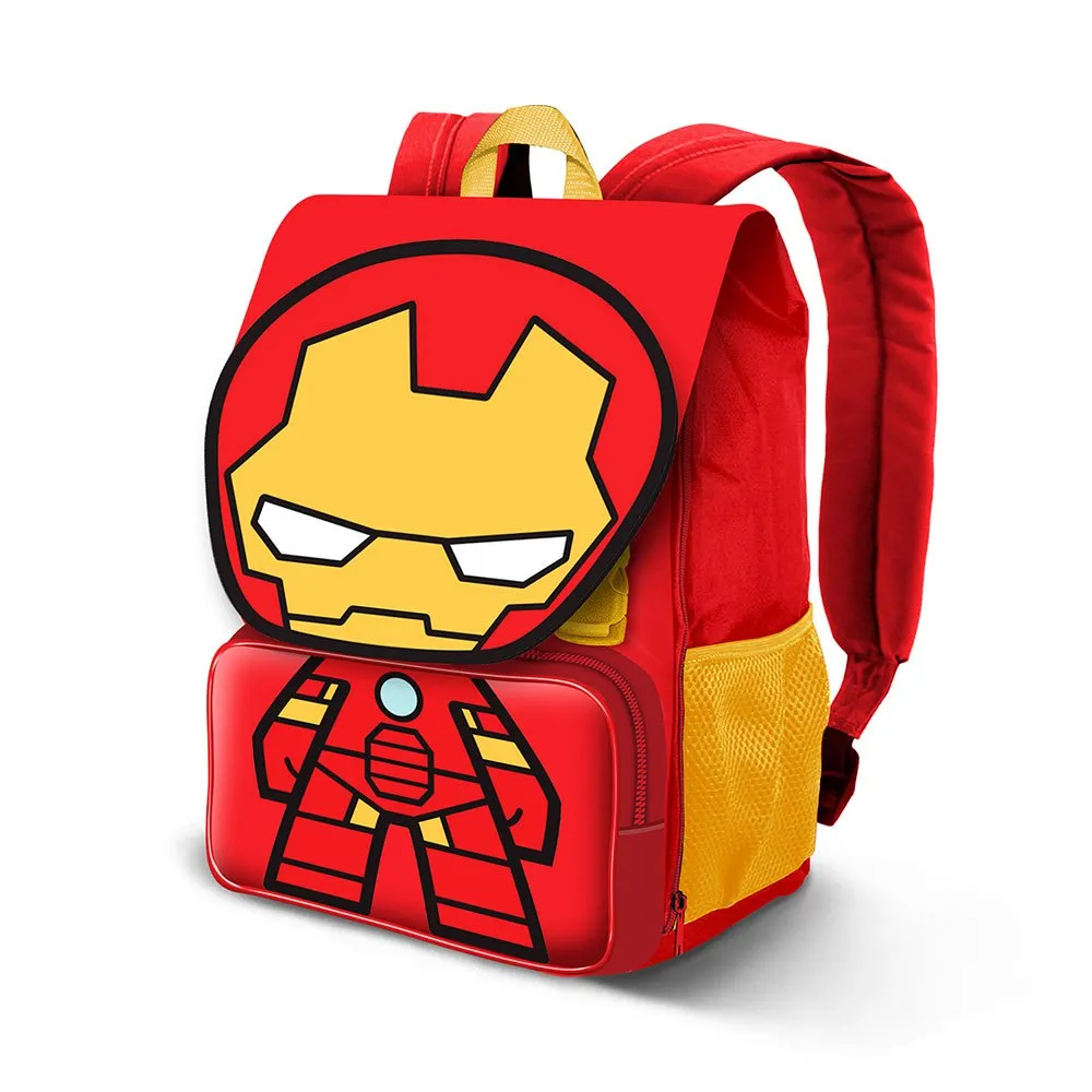 Karactermania Marvel Iron Man Alloy Small Expandable Rucksack, Red Karactermania Marvel Iron Man Alloy Small Expandable Rucksack, Red