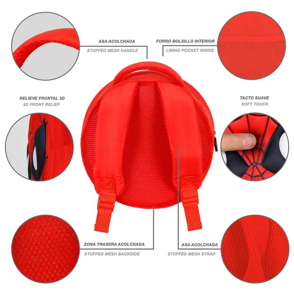 Karactermania Marvel Spiderman Emoji Rucksack, Red Karactermania Marvel Spiderman Emoji Rucksack, Red