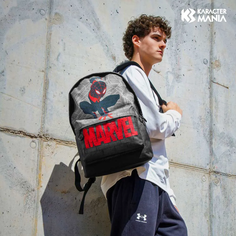 Karactermania Marvel Spiderman Spin Fan Hs 2.2 Rucksack, Grey