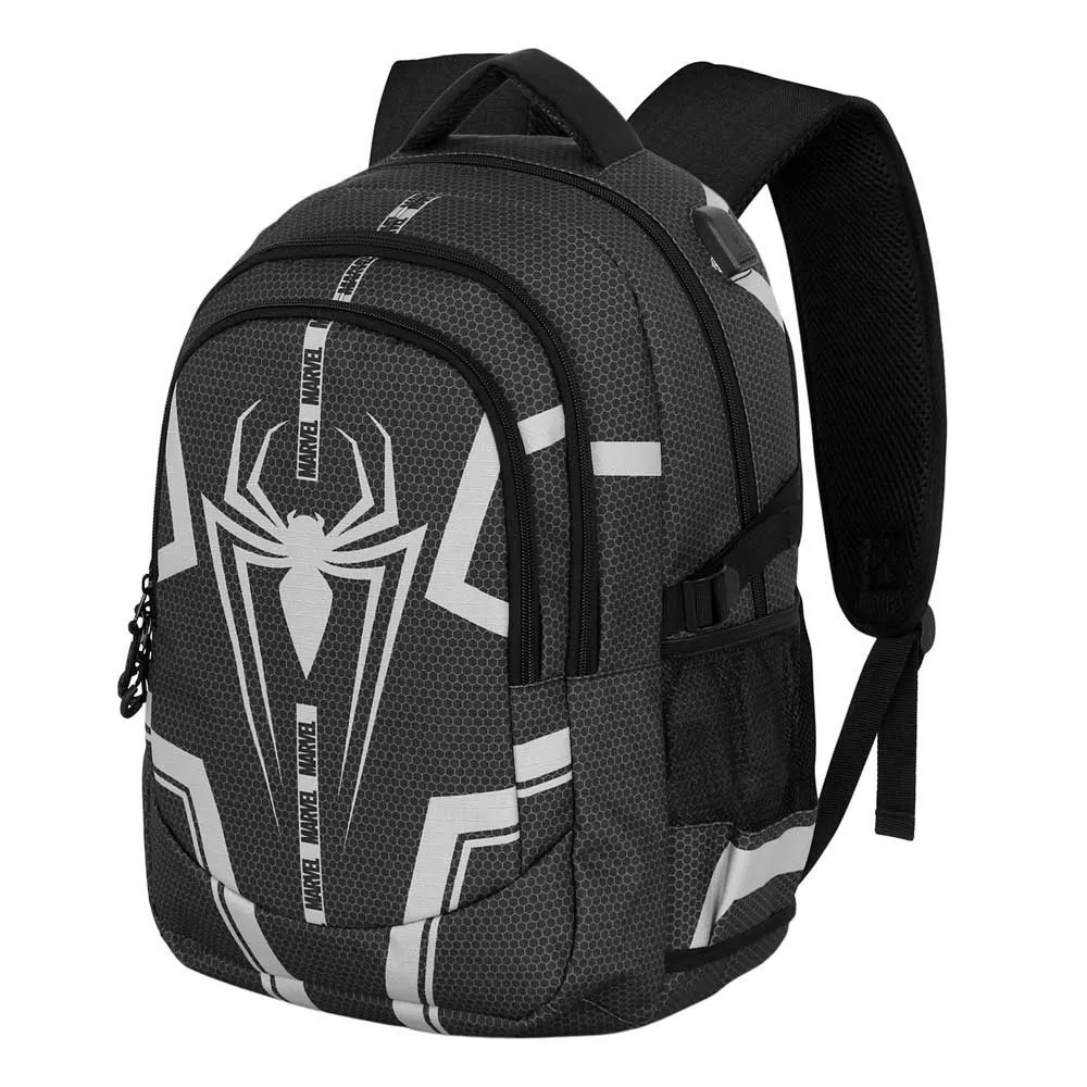 Karactermania Marvel Spiderman Town Plus Running Rucksack, Black Karactermania Marvel Spiderman Town Plus Running Rucksack, Black