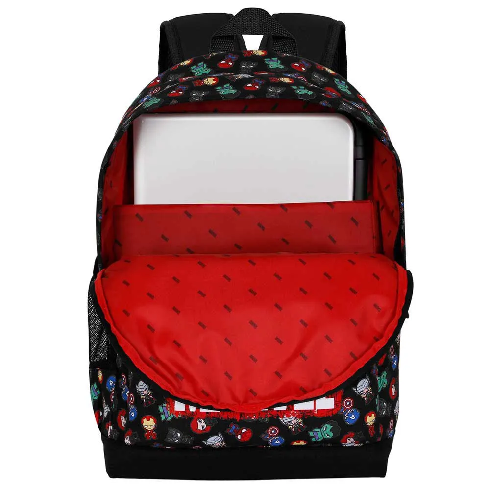Karactermania Marvel The Avengers Chibi Plus Hs Rucksack, Black Karactermania Marvel The Avengers Chibi Plus Hs Rucksack, Black