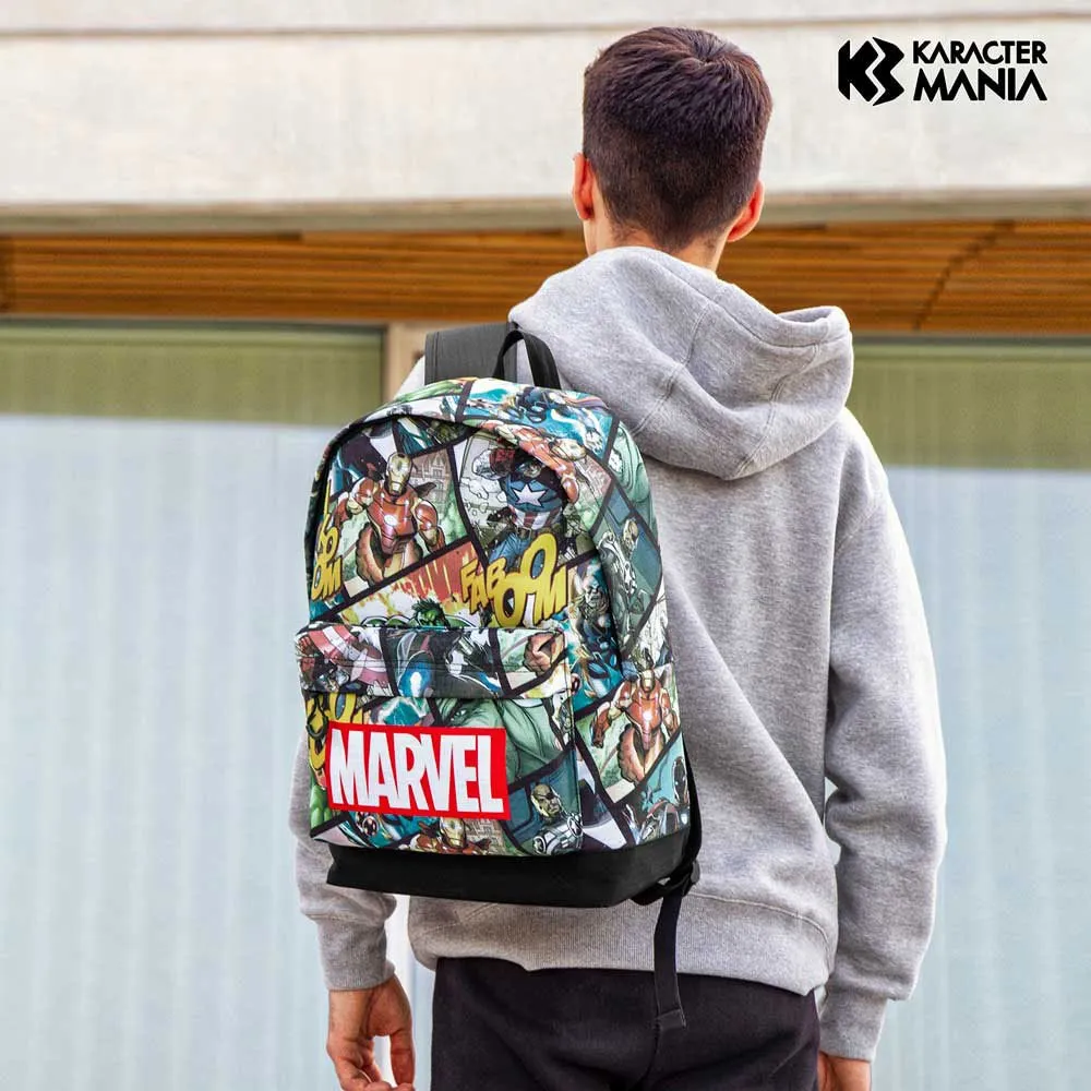 Karactermania Marvel The Avengers React Fan Hs 2.2 Rucksack, Multicolor Karactermania Marvel The Avengers React Fan Hs 2.2 Rucksack, Multicolor