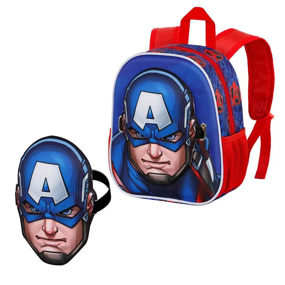 Karactermania Mask Captain America First Rucksack, Blue Karactermania Mask Captain America First Rucksack, Blue