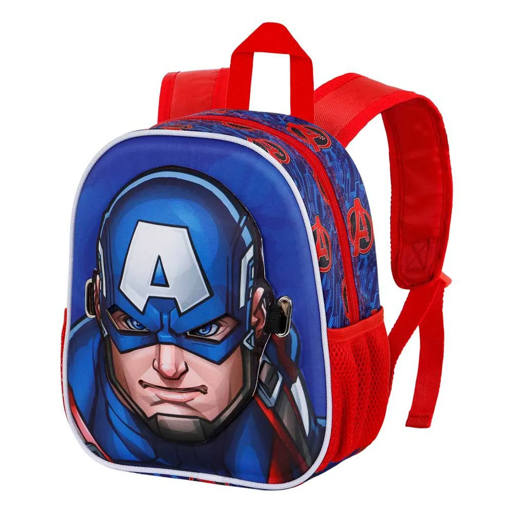 Karactermania Mask Captain America First Rucksack, Blue Karactermania Mask Captain America First Rucksack, Blue