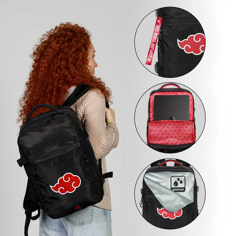 Karactermania Naruto Clouds Mercury 40x20x25 Cm Rucksack, Black Karactermania Naruto Clouds Mercury 40x20x25 Cm Rucksack, Black
