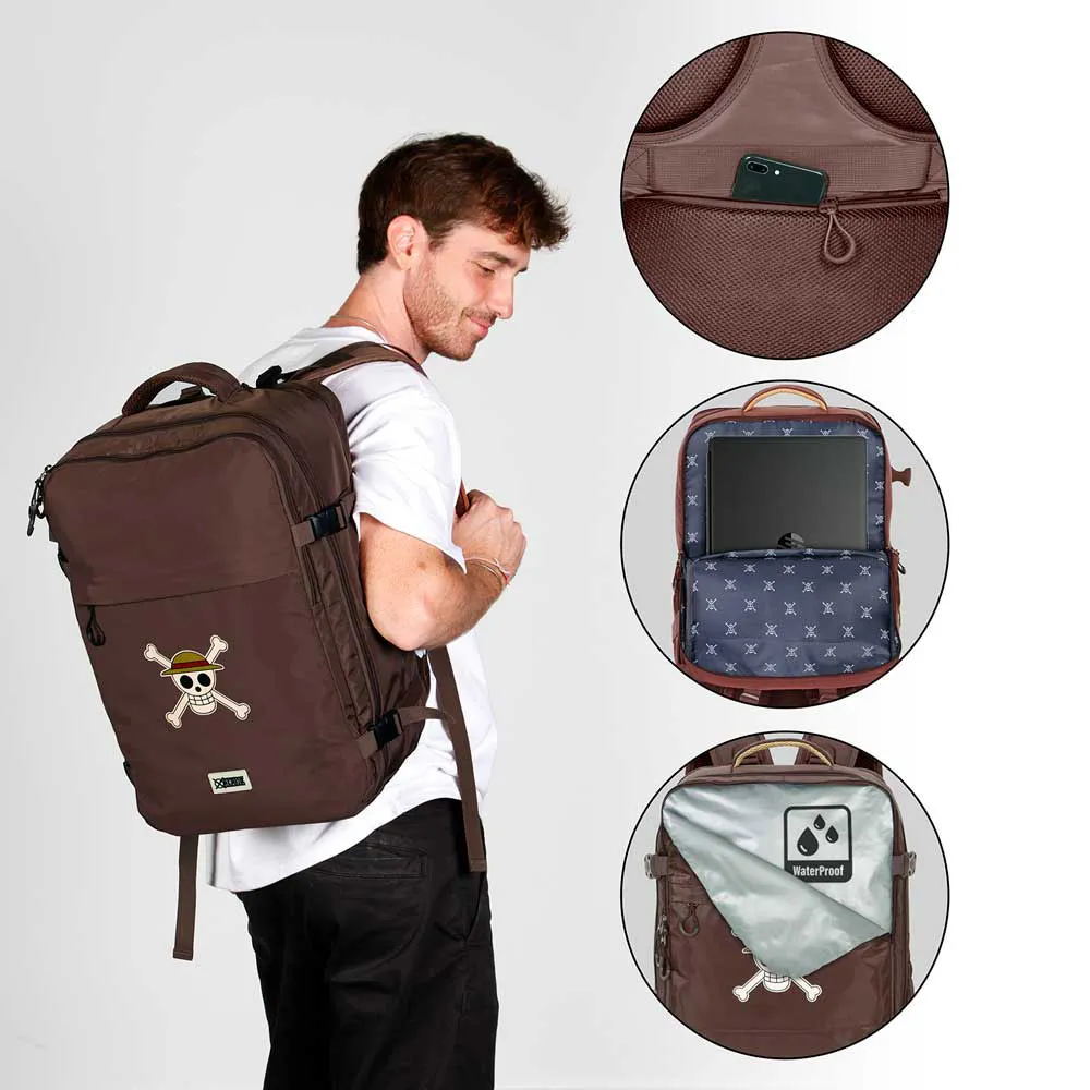 Karactermania One Piece Skull Large Mercury 47x23x33 Cm Rucksack, Brown