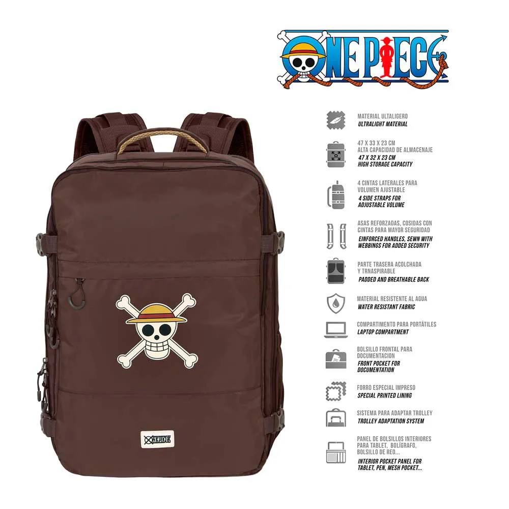Karactermania One Piece Skull Large Mercury 47x23x33 Cm Rucksack, Brown
