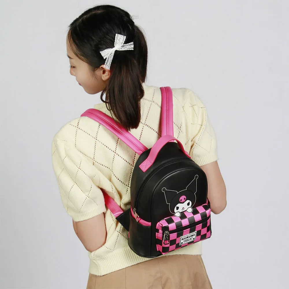 Karactermania Sanrio Kuromi Chess Small Heady Rucksack, Multicolor Karactermania Sanrio Kuromi Chess Small Heady Rucksack, Multicolor