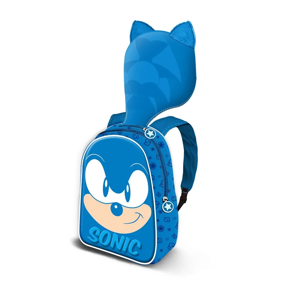 Karactermania Sonic The Hedgehog Sega Classic Rucksack, Blue Karactermania Sonic The Hedgehog Sega Classic Rucksack, Blue