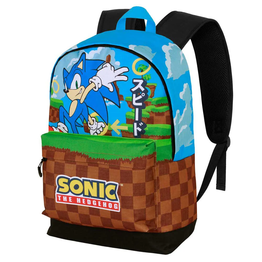 Karactermania Sonic The Hedgehog Sega Greenhill Rucksack, Multicolor Karactermania Sonic The Hedgehog Sega Greenhill Rucksack, Multicolor
