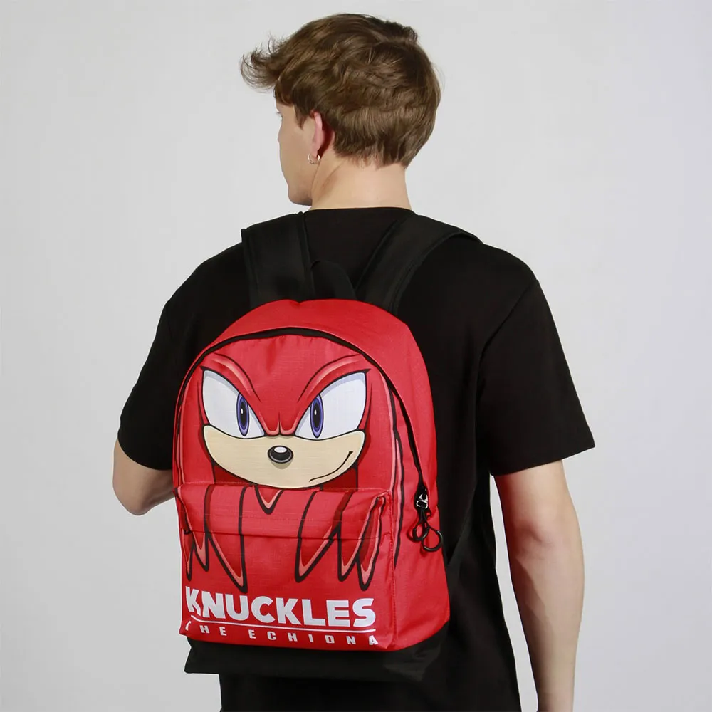 Karactermania Sonic The Hedgehog Sega Knuckles Sight Fan Hs 2.2 Rucksack, Red Karactermania Sonic The Hedgehog Sega Knuckles Sight Fan Hs 2.2 Rucksack, Red