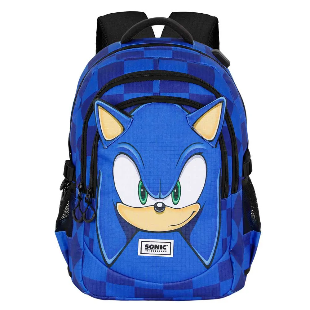 Karactermania Sonic The Hedgehog Sega Sight Plus Running Rucksack, Blue