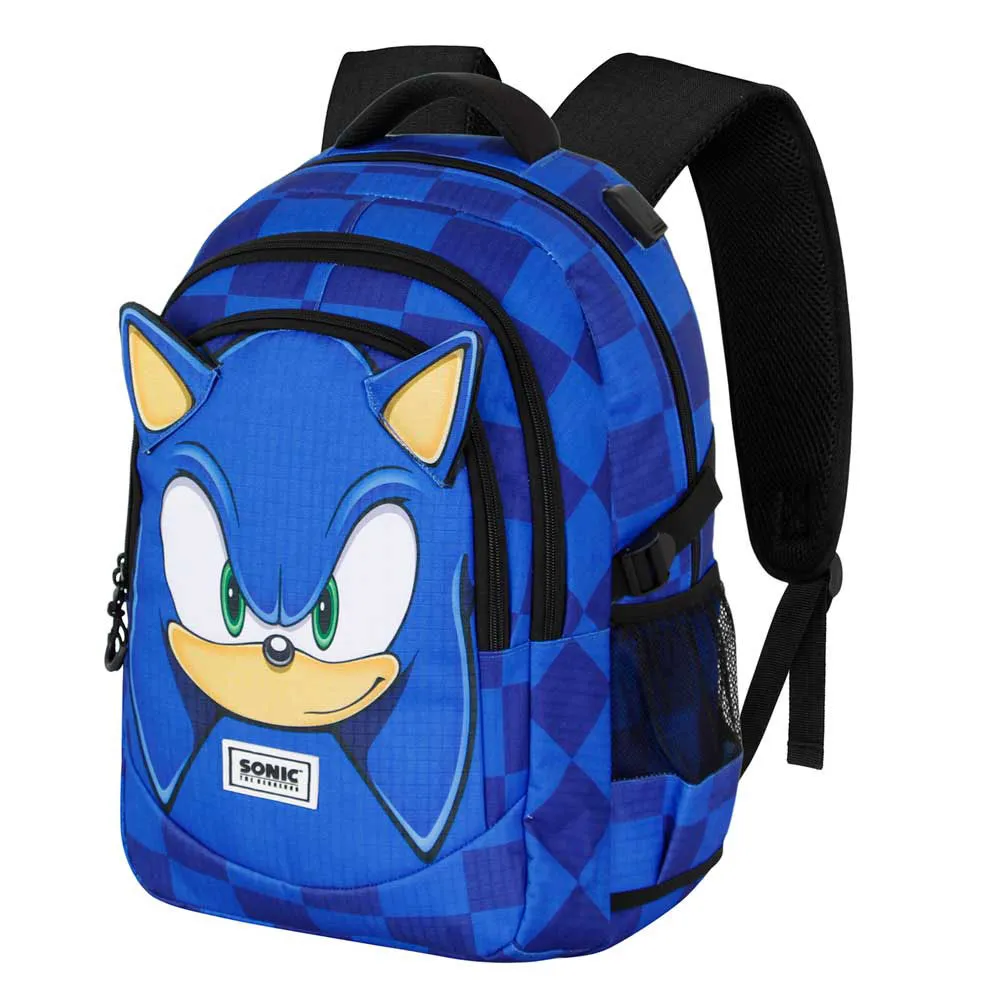 Karactermania Sonic The Hedgehog Sega Sight Plus Running Rucksack, Blue