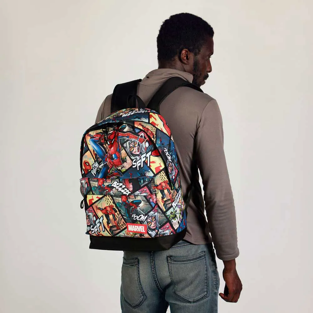 Karactermania Spiderman Hs Fan Rucksack 31x18x44 Cm, Multicolor