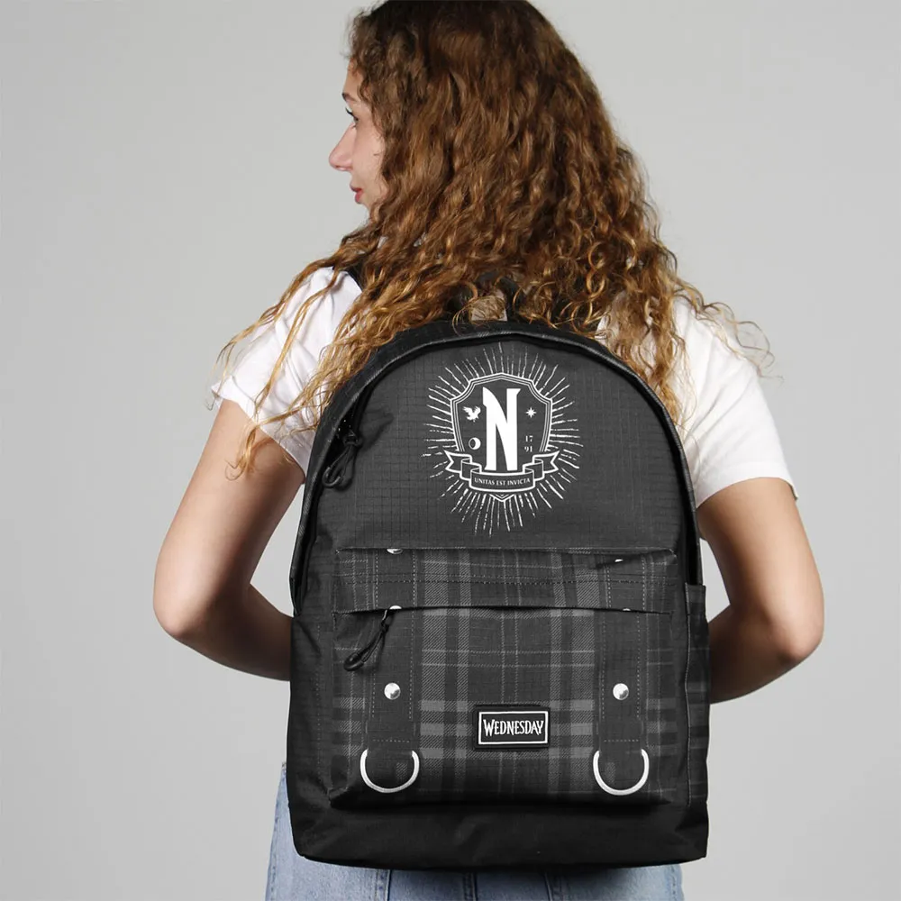 Karactermania Wednesday Chains Plus Hs Rucksack, Black Karactermania Wednesday Chains Plus Hs Rucksack, Black