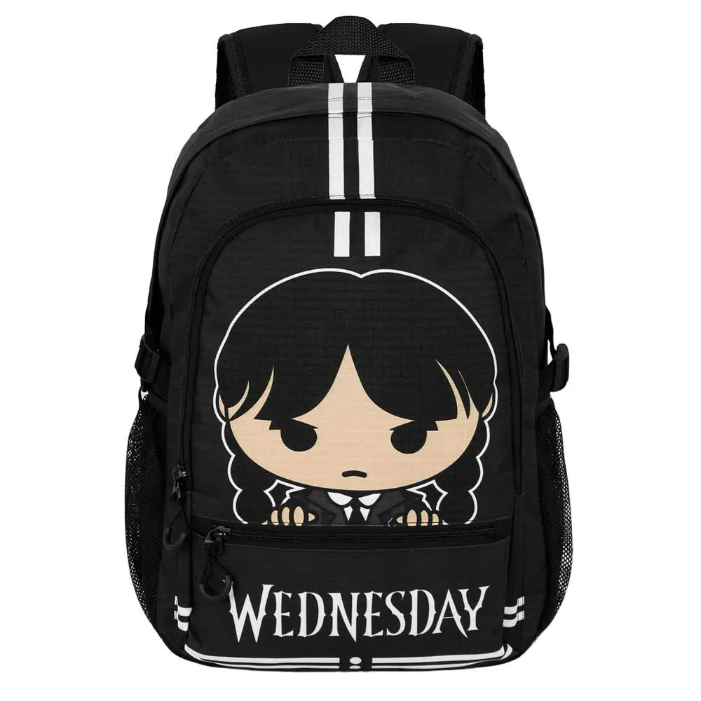 Karactermania Wednesday Cute Fan Fight 2.2 Rucksack, Grey Karactermania Wednesday Cute Fan Fight 2.2 Rucksack, Grey
