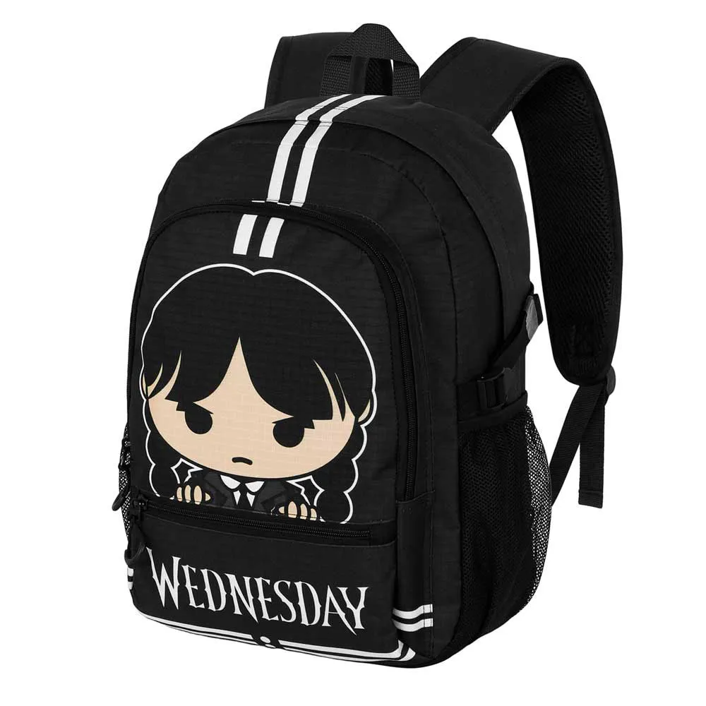 Karactermania Wednesday Cute Fan Fight 2.2 Rucksack, Grey Karactermania Wednesday Cute Fan Fight 2.2 Rucksack, Grey