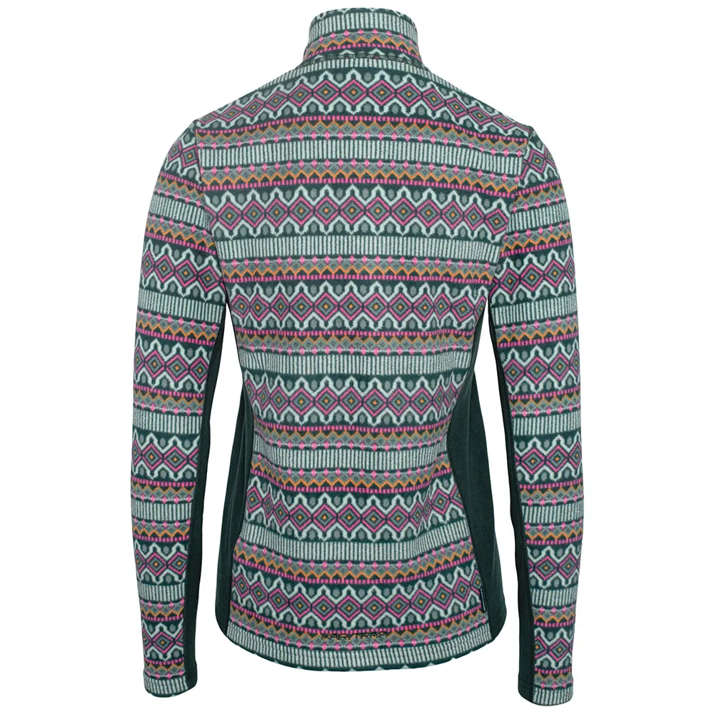 Kari Traa Olga Fleece Mit Durchgehendem Reißverschluss, Dark green Kari Traa Olga Fleece Mit Durchgehendem Reißverschluss, Dark green