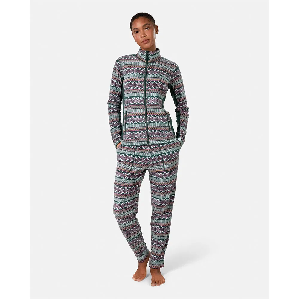 Kari Traa Olga Fleece Mit Durchgehendem Reißverschluss, Dark green Kari Traa Olga Fleece Mit Durchgehendem Reißverschluss, Dark green