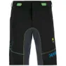 Black / ombre blue / green fluo