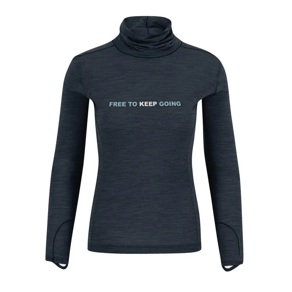 Karpos Coppolo Merino Highneck Pullover, Ombre blue