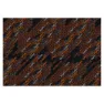 Black / mahogany / vibrant orange