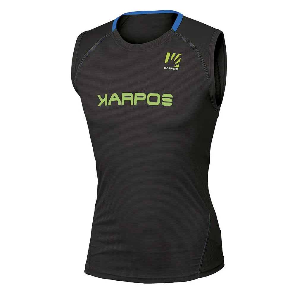 Karpos Fast ärmelloses T-shirt, Black / green fluo Karpos Fast ärmelloses T-shirt, Black / green fluo