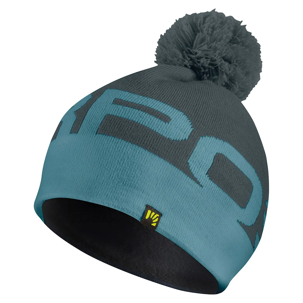 Karpos Larin Evo Pon Pon Mütze, Woodland gray / smoke blue Karpos Larin Evo Pon Pon Mütze, Woodland gray / smoke blue