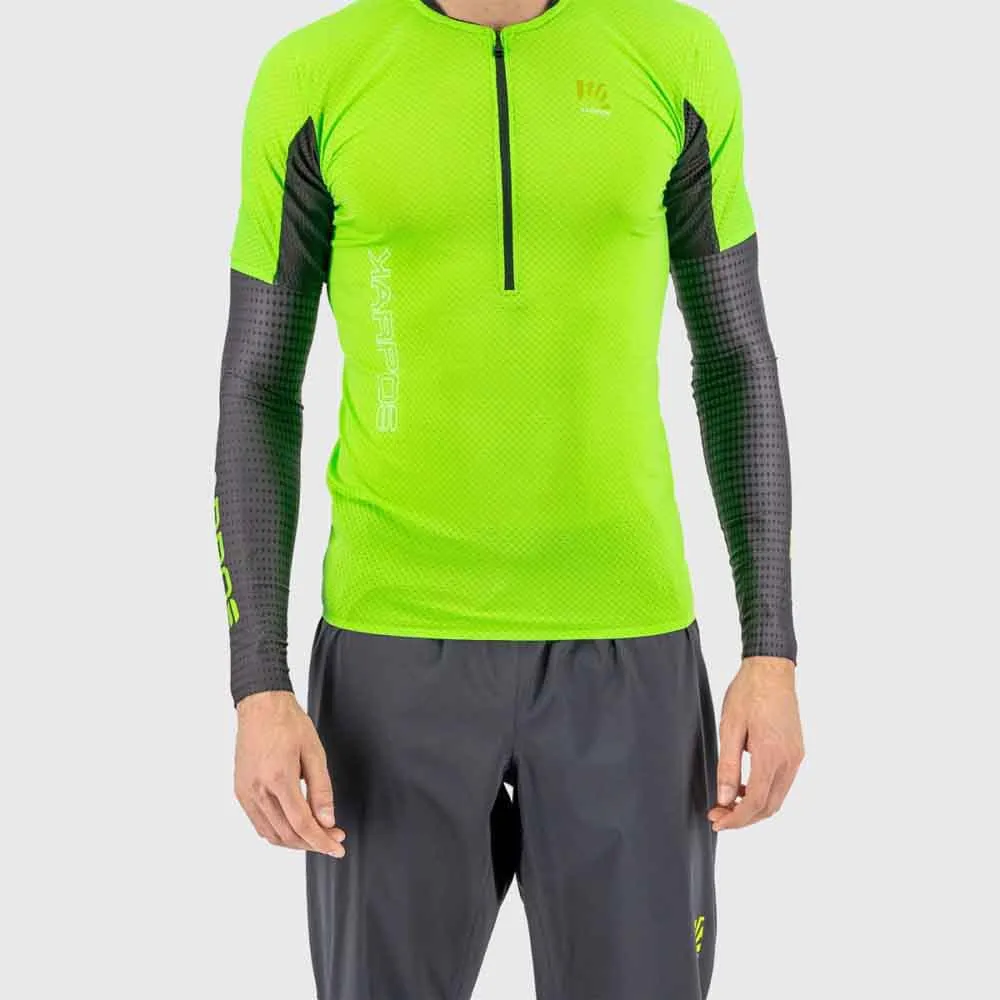Karpos Lavaredo Plus Armwärmer, Black / green fluo Karpos Lavaredo Plus Armwärmer, Black / green fluo
