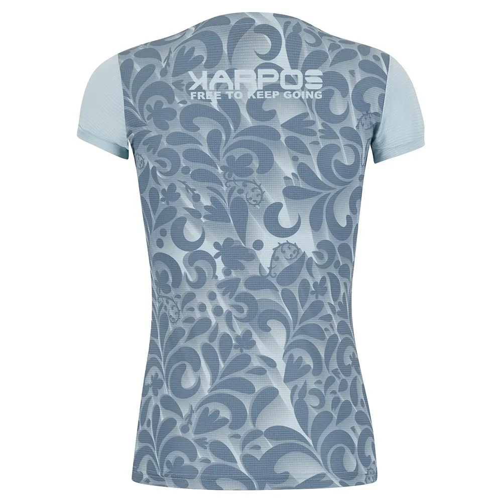 Karpos Low Print Kurzarm-t-shirt, Aquamarine / spring lake Karpos Low Print Kurzarm-t-shirt, Aquamarine / spring lake